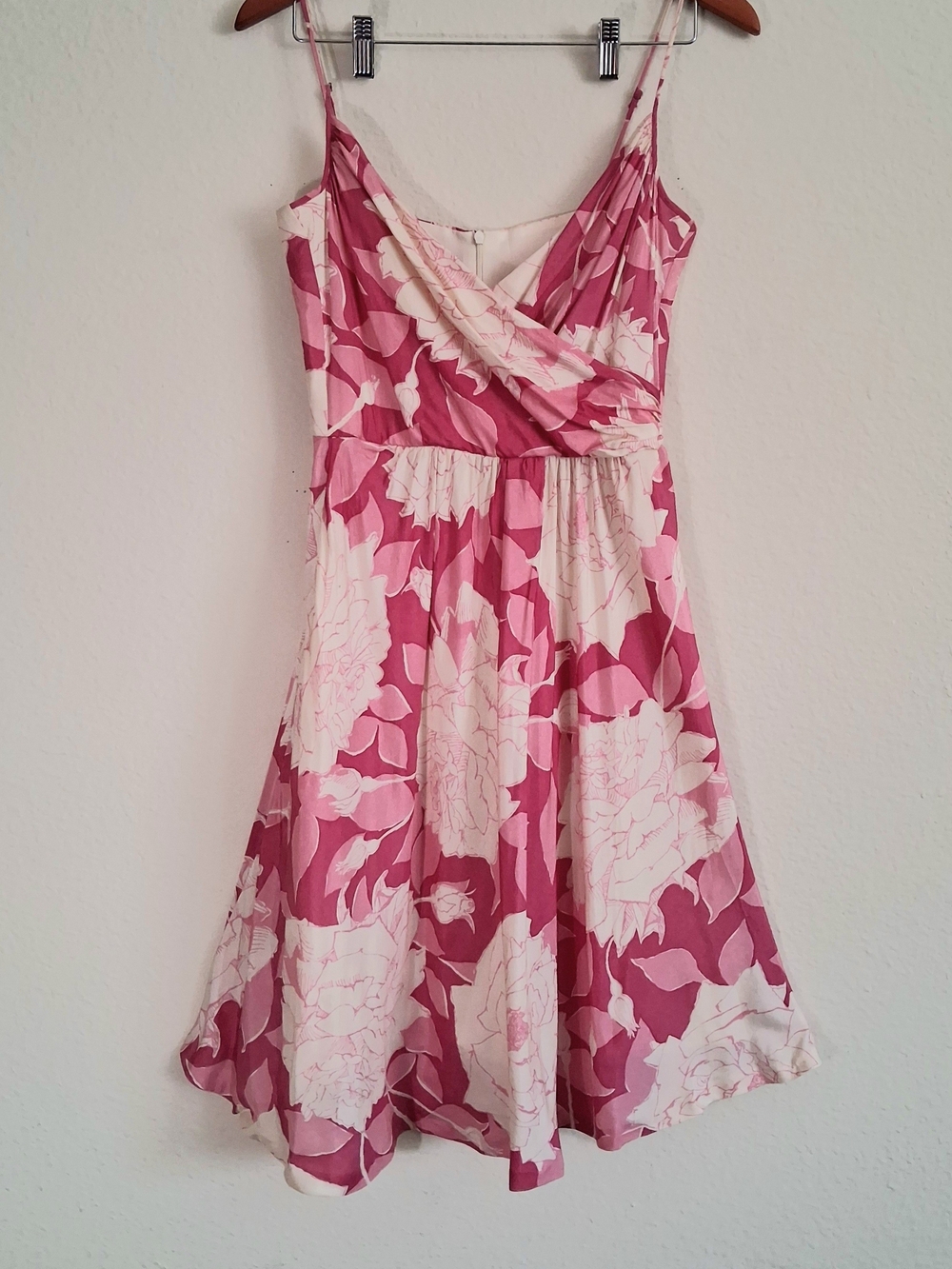 Trina Turk Silk Pink Floral Sundress